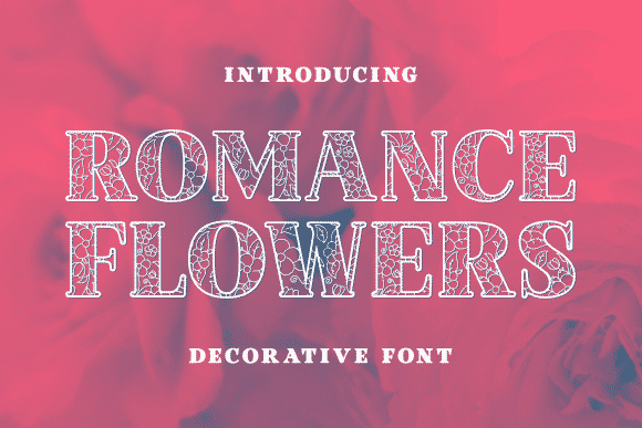 Romance Flowers Font