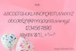Romance Font