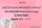 Romance Font