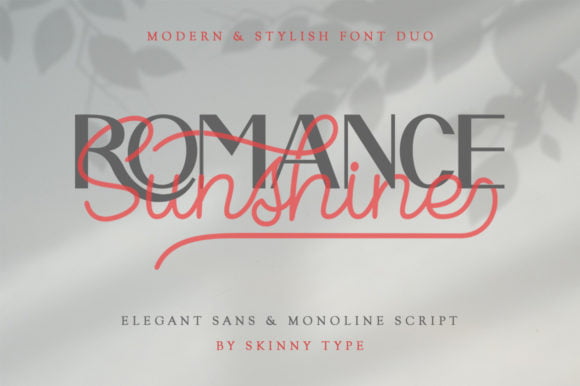 Romance Sunshine Font