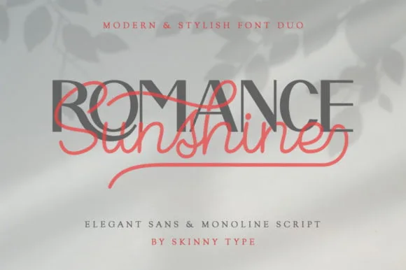 Romance Sunshine Font