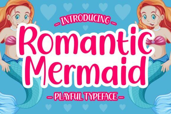 Romantic Mermaid Font