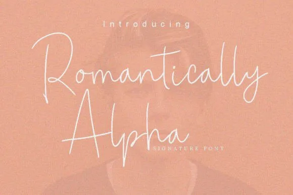Romantically Alpha Font
