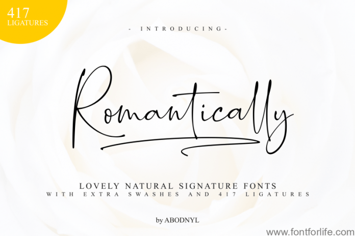 Romantically Font
