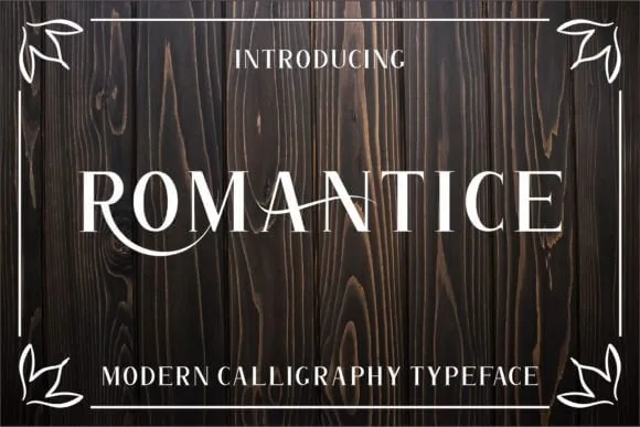 Romantice Font