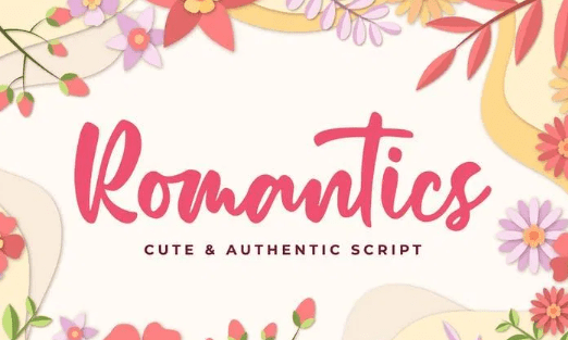 Romantics - Cute & Authentic Script