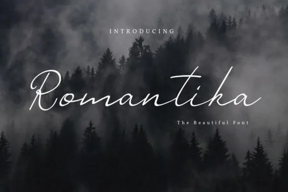 Romantika Script Font
