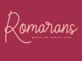 Romarans Font