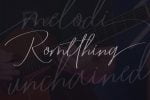 Romtthing Girl - Signature Stylish Font