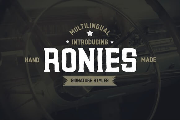 Ronies Font