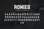 Ronies Font