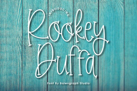 Rookey Duffa Font
