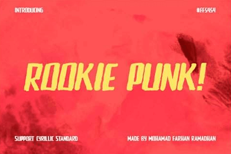 Rookie Punk Font