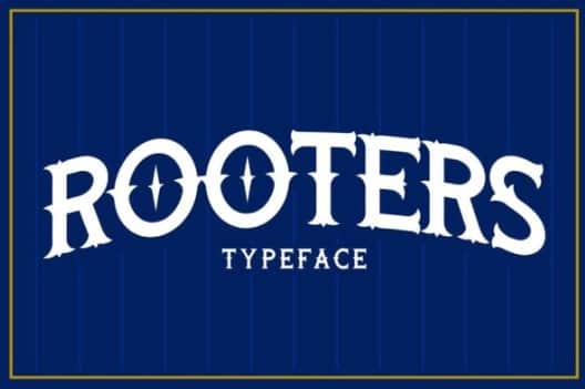 Rooters Pro sans serif font