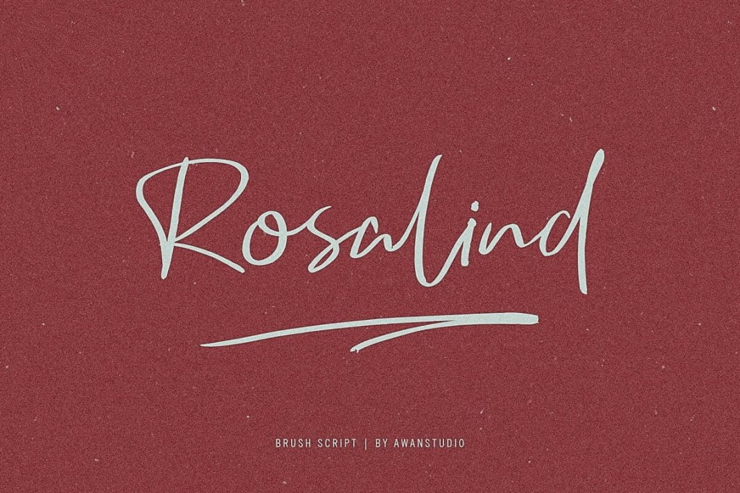 Rosalind Brush Script