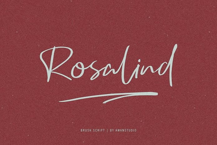 Rosalind Brush Script