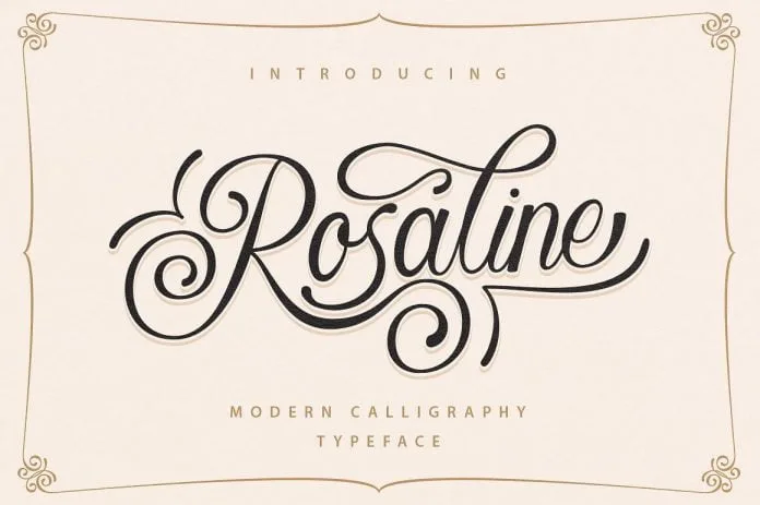 Rosaline Script Font