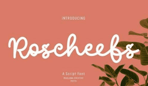 Roscheefs Script Font
