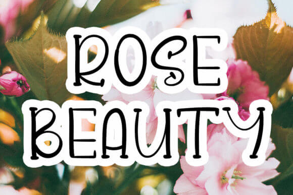 Rose Beauty Font