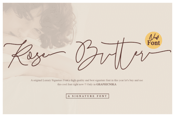 Rose Butter Font