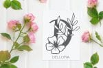 Rose Monogram Font