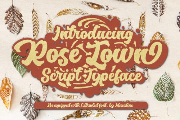 Rose Town Font