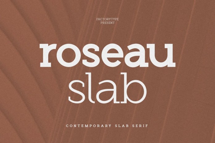 Roseau Slab Font