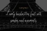 Roselind Font Swashes Ornaments Font