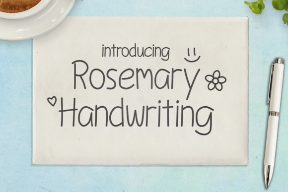 Rosemary Handwriting Font