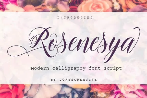Rosenesya Font
