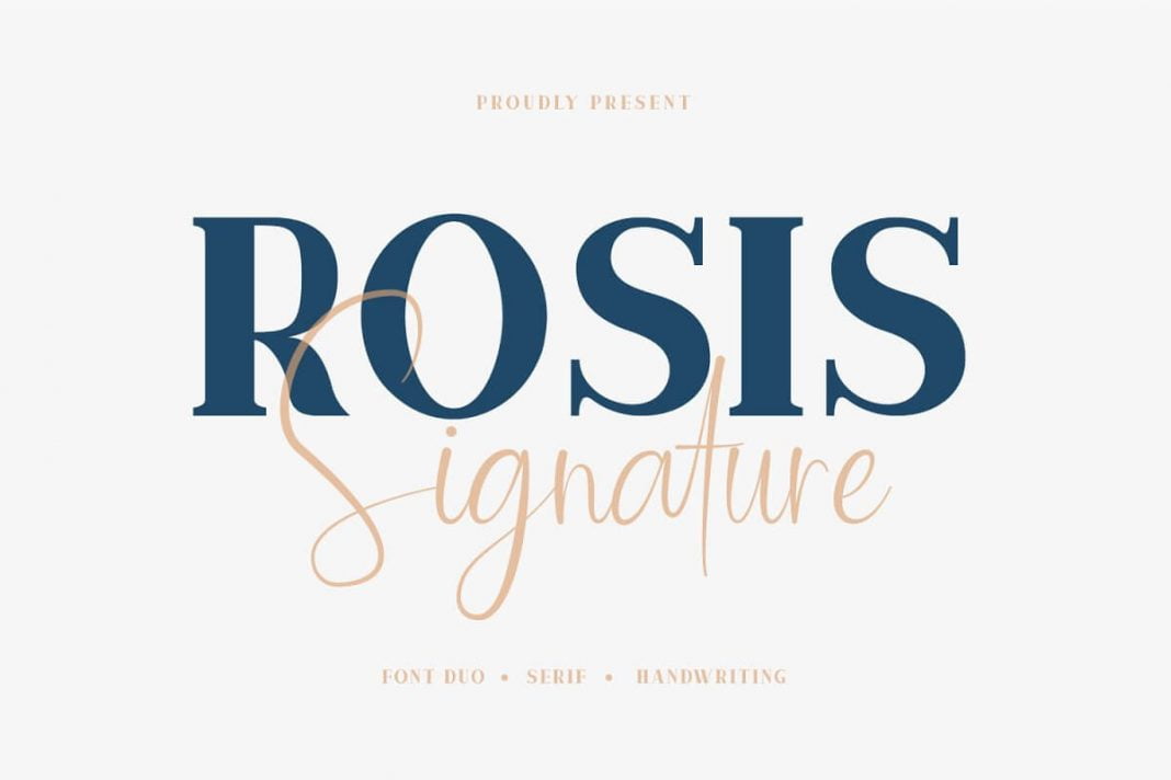 Rosis and Ballroom Font Duo