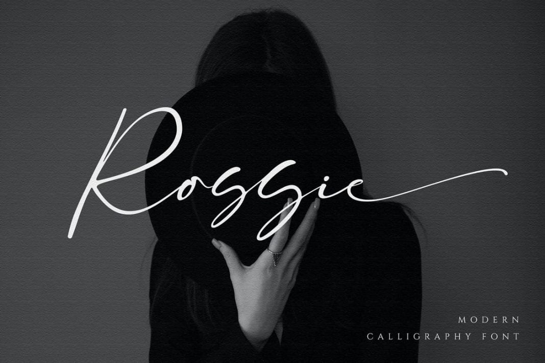 Rossie - Modern Script Font