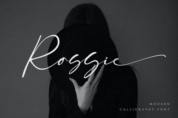 Rossie - Modern Script Font