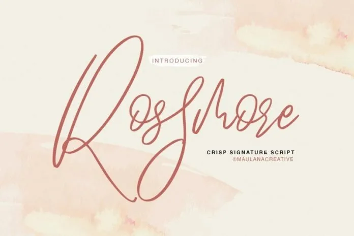 Rossmore Script Font