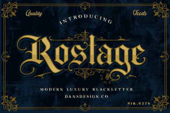 Rostage Font