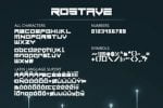 Rostave-Futuristic Font