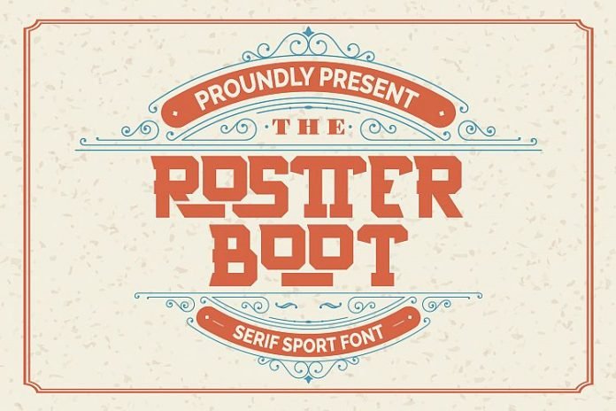 Rostter Boot - Serif Sport Font