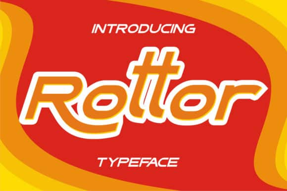 Rottor Display Font