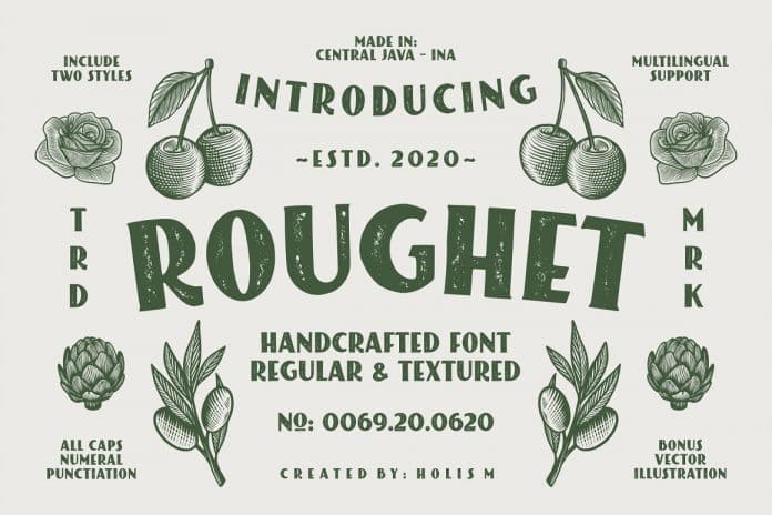 Roughet Typeface Font