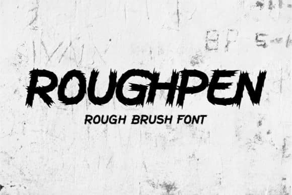 Roughpen Font