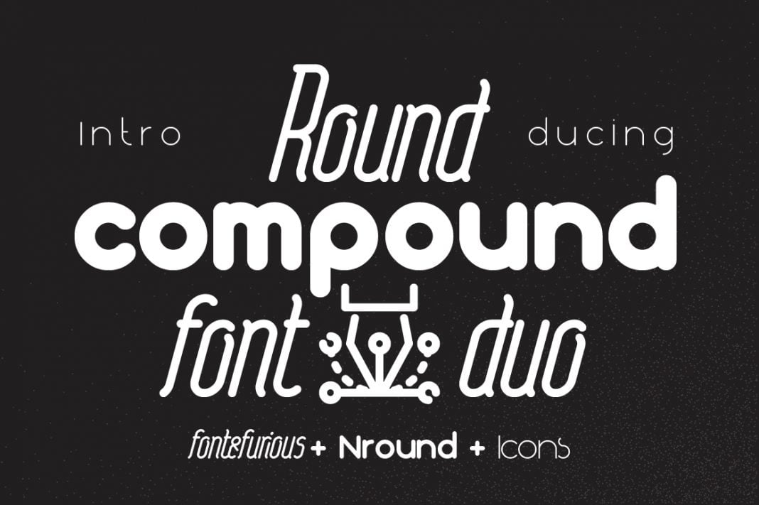 Round Compound Font