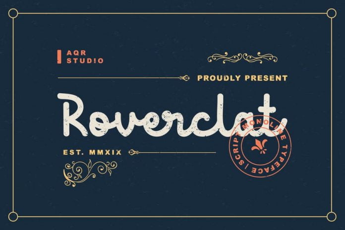 Roverclat Pro - Vintage Font