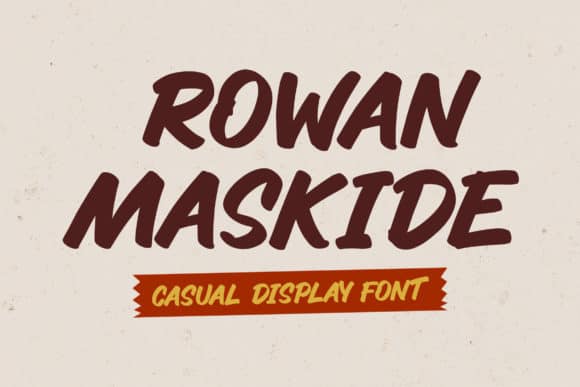 Rowan Maskide Font