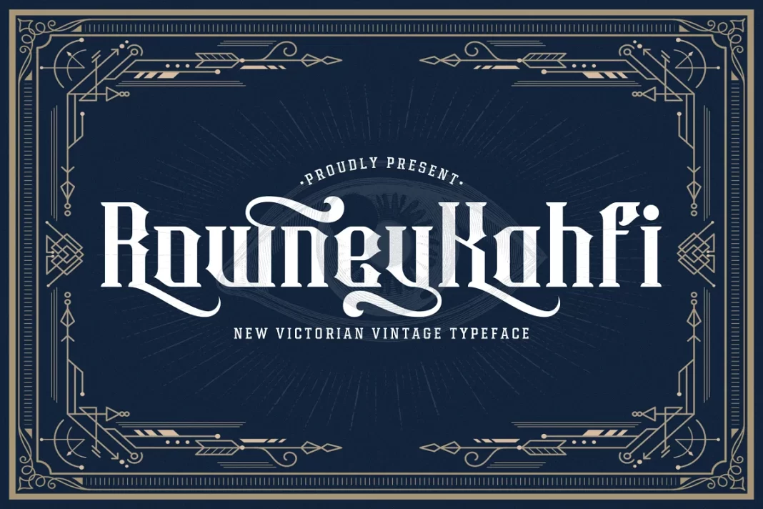 Rowney Kahfi - Victorian Style Font