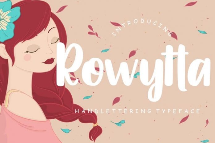 Rowytta Handlettering Typeface