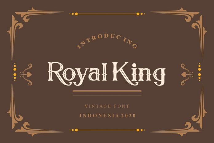 Royal King Vintage Serif Modern Font