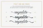 Royalite Script Family Font