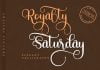 Royalty Saturday Font