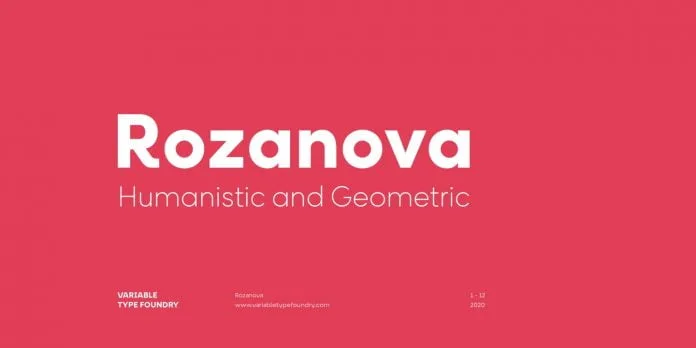 Rozanova Font