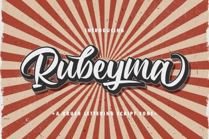 Rubeyma - Bold Script Font